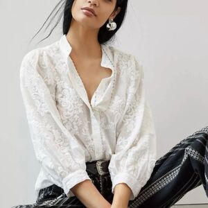 100% Cotton White Blouse